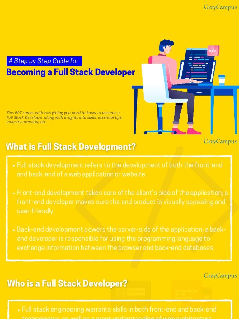 learning full-stack development step by step