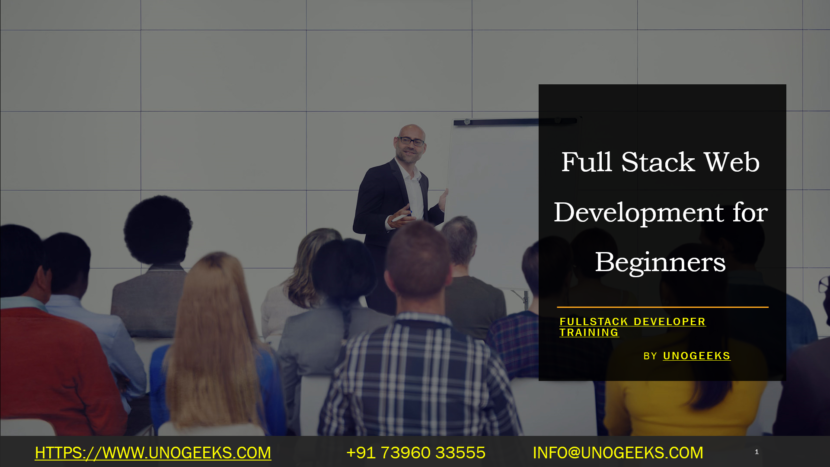 full-stack web development tools for beginners