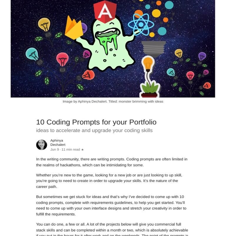 14 Creative Portfolio Ideas Using Beginner Coding Skills